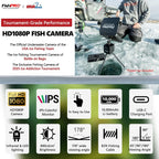 FishPRO® 2026 Upgrade NO.1 HD 1080P Underwater Fishing Camera 7'' IPS- w/10 000mAh (Ease to Use) Ice Fishing Camera Underwater  Fish Finder Camera for Ice Lake Boat Fishing w/USB-C  LED+IR  82ft