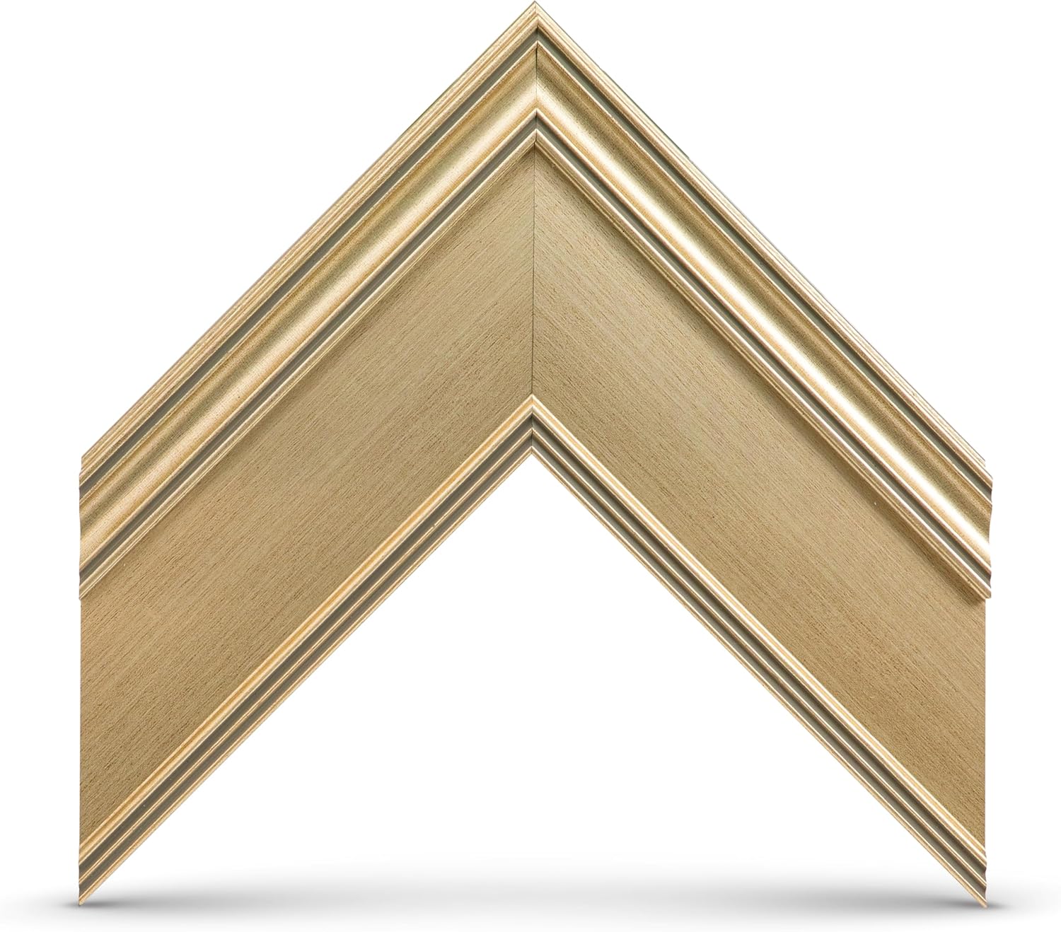 Champagne 65" Premiere Deco TV Frame - Compatible ONLY with Samsung The Frame TV and Pro TVs (Fits 2021-2026  LS03A  LS03B LS03C LS03D LS03FA LS03FW)