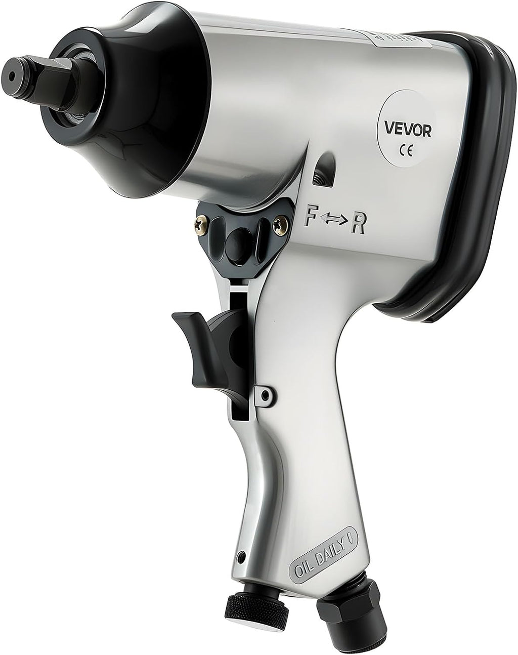 VEVOR 71 Pieces Pro Air Tool and Accessories Kit - 1/2" Air Impact Wrench, 3/8" Ratchet Wrench, 1/2" Die Grinder, 4500BPM Hammer, Blow Gun for Auto Repair, Home DIY Project - Storage Case Included
