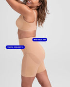 HONEYLOVE Mid-Waist Short - Strong Compression Shapewear for Women