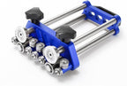 Sheet Metal Roller 2 Station Metal Bender， Metal Roofing Tools，Sheet Metal Fabrication，0-100° Bending Range，lightweight and highly portable， Large Sheet Metal Roller and Bending Tool(7in)