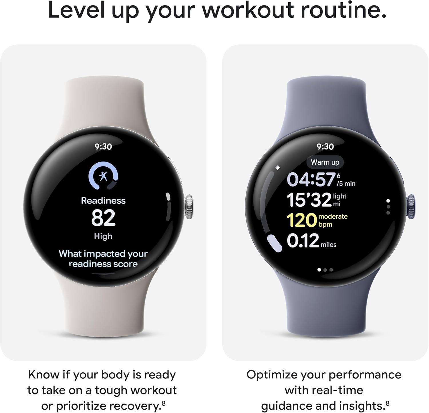 Google Pixel Watch 4 (45mm) - Android Smartwatch with Heart Rate and Sleep Tracking - 40-Hour Battery - Fitness Tracking - Google AI - Matte Black Aluminum Case - Obsidian Active Band - Wi-Fi
