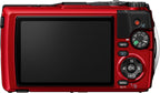 OM System OLYMPUS Tough TG-7 Red Underwater Camera  Waterproof  Freeze Proof  High Resolution Bright  4K Video 44x Macro Shooting (Successor Olympus TG-6)