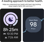 Google Pixel Watch 4 (45mm) - Android Smartwatch with Heart Rate and Sleep Tracking - 40-Hour Battery - Fitness Tracking - Google AI - Matte Black Aluminum Case - Obsidian Active Band - Wi-Fi