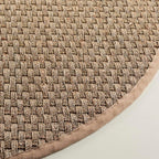 SAFAVIEH Area Rug 8x10 - Natural Fiber Collection - Large - Natural & Beige, Seagrass, Basketweave Pattern (NF114A)