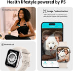 Smart Watch for Men Women Answer/Make Call  1.85" Smartwatch  Fitness Watch with Heart Rate Blood Pressure Sleep Monitor  140+Sports  IP68 Waterproof Step Counter Watch Compatible with Android IOS