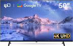FPD 50 Inch Smart TV  4K LED Google TV with Google Play Built-in Google Cast  HDR 10  MEMC  Voice Remote  Dolby Audio  UHD Stream Live Television (CG50-C3 2024)