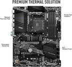 MSI B550-A PRO ProSeries Motherboard (AMD Ryzen 5000, AM4, DDR4, PCIe 4.0, SATA 6Gb/s, M.2, USB 3.2 Gen 2, HDMI/DP, ATX)