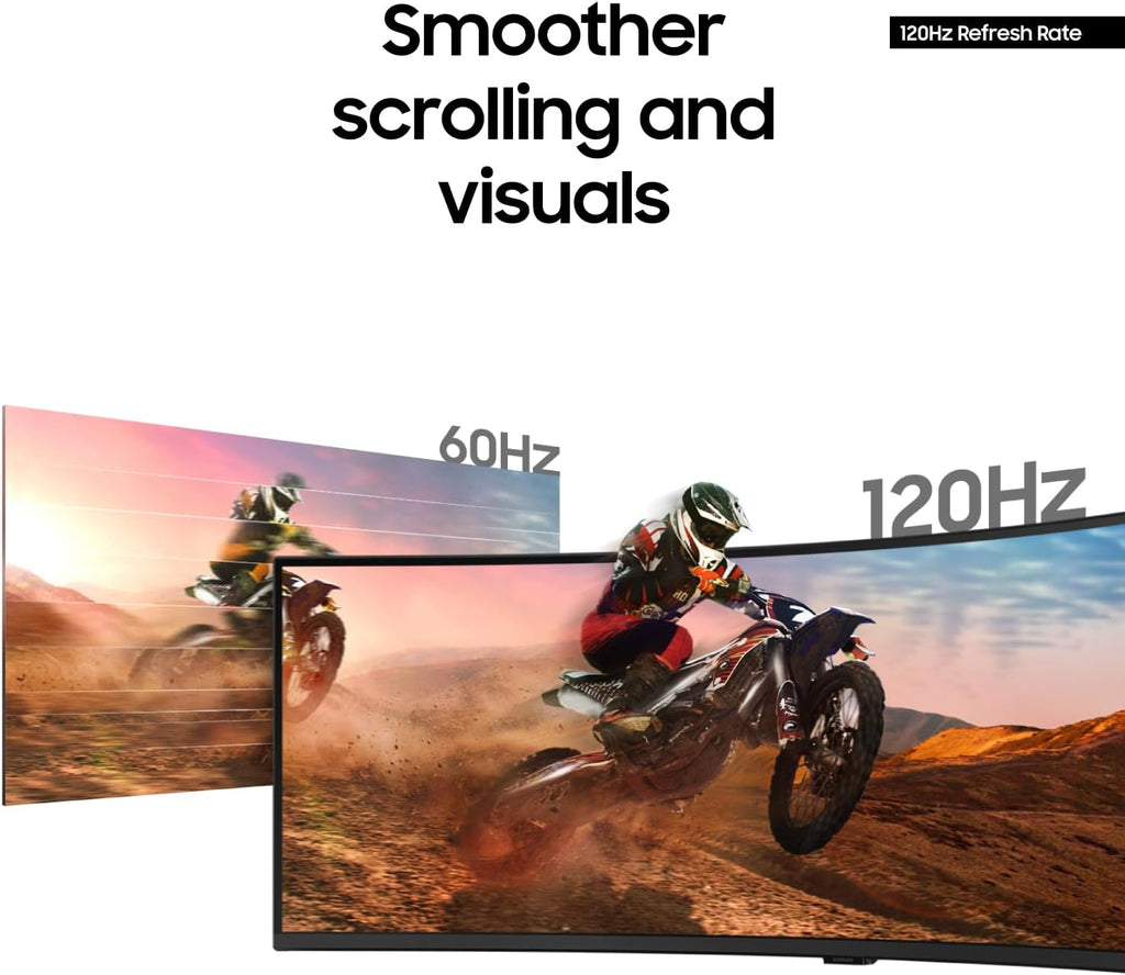 Samsung 49” Business Curved Ultrawide Dual QHD Computer Monitor  USB-C  DisplayPort  HDMI  120Hz  VESA DisplayHDR 400  Built-in Speakers  Height Adjustable Stand  Eye Care  LS49C954UANXZA  2024