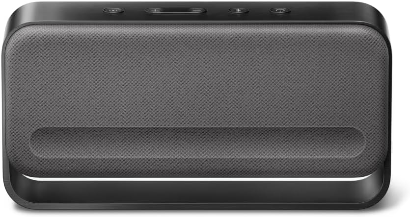 Bose SoundLink Home Speaker  Premium  Portable and Wireless Bluetooth Bookshelf Speaker  Up to 9 Hours Battery Life  Cool Grey