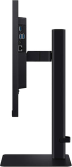 SAMSUNG 24" ViewFinity S6 (S60UD) Series QHD High Resolution Computer Monitor  100Hz  HDR10  USB-C  Built-In LAN Port  Daisy Chain Support  Easy Setup  Height Adjustable Stand  LS24D606UANXZA  2024