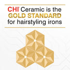CHI Tourmaline Ceramic Flat Iron Hair Straightener 1", Professional Hair Styling Tool for Silky Smooth Hair, Frizz Control & Curling, Pure Pink 1" Plates