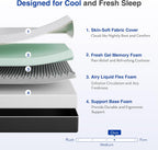 12 Inch King Green Tea Memory Foam Mattress for Cool Sleep & Pressure Relief, Bed in a Box, Removable Cover No Fiberglass, CertiPUR-US Certified