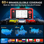 LAUNCH CRP123 V2.0 OBD2 Scanner-2026 New Model Engine/ABS/SRS/Transmission Diagnostic Scan Tool SRS Airbag Code Reader,3 Reset Oil Service/Throttle Relearn/SAS Reset,Lifetime Free Update