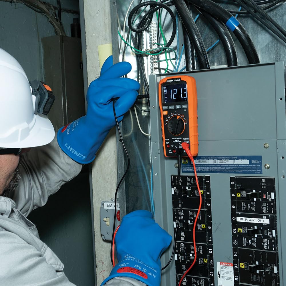Klein Tools MM720 Digital Multimeter, Auto-Ranging TRMS, Low Impedance (LoZ), 1000V AC/DC Voltage, 10A AC/DC Current, 60 MOhms Resistance