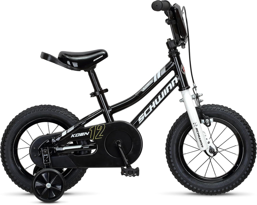 Schwinn Koen Bike, 12 Inch Bike for Kids Ages 2-4, SmartStart Ergonomic Design for Kids, Adjustable Seat Grows with your Child, Rear Coaster Brake and Front Caliper Brake, Training Bicycle