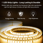 40"x 60"LED Bathroom Mirror, Backlit + Front Lit, LED Bathroom Mirror with Lights for Wall, 3 Colors, Anti-Fog, Dimmable Brightness, Tempered Glass