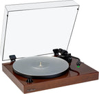 Fluance RT81+ Elite High Fidelity Vinyl Turntable Record Player  Audio Technica VM95E Cartridge  Anti-Resonant Platter  Acrylic Mat  Phono Preamp Wood Plinth Adjustable Isolation Feet - Natural Walnut