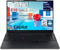 Lenovo ThinkPad E16 Gen 3 16" FHD+ Business Laptop Computer  Intel 14-Core Ultra 5 225H  16GB DDR5  512GB SSD  WiFi 6E  Bluetooth 5.3  Backlit Keyboard  Fingerprint Reader  Windows 11 Pro  no Mouse