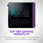 Alienware Aurora Gaming Desktop ACT1250 - Intel Core Ultra 7 265F  32GB DDR5 RAM  1TB SSD  NVIDIA GeForce RTX 5070  1000W Platinum Rated PSU  Windows 11 Home  Clear Panel - Black