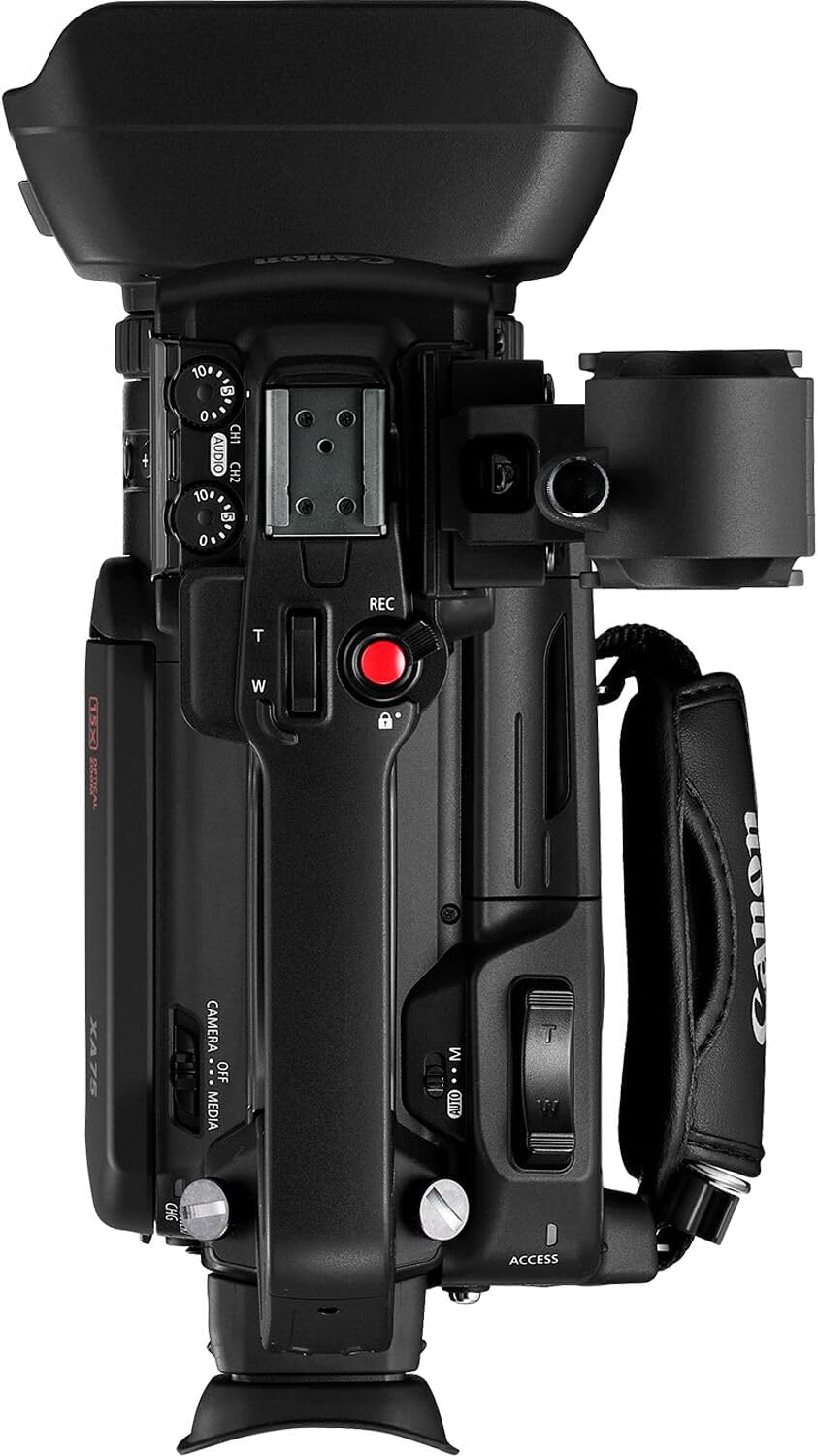 Canon XA75 Professional UHD 4K Camcorder with 15x Optical Zoom  1" CMOS Sensor  Dual XLR Audio  SDI & HDMI Outputs  Dual-Pixel AF  USB-C Livestreaming  5-Axis is Bundle