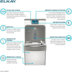 Elkay LZS8WSSP Enhanced Bottle Filler & Single ADA Cooler Refrigerated Stainless High Capacity Lead Drop Down Wrapper