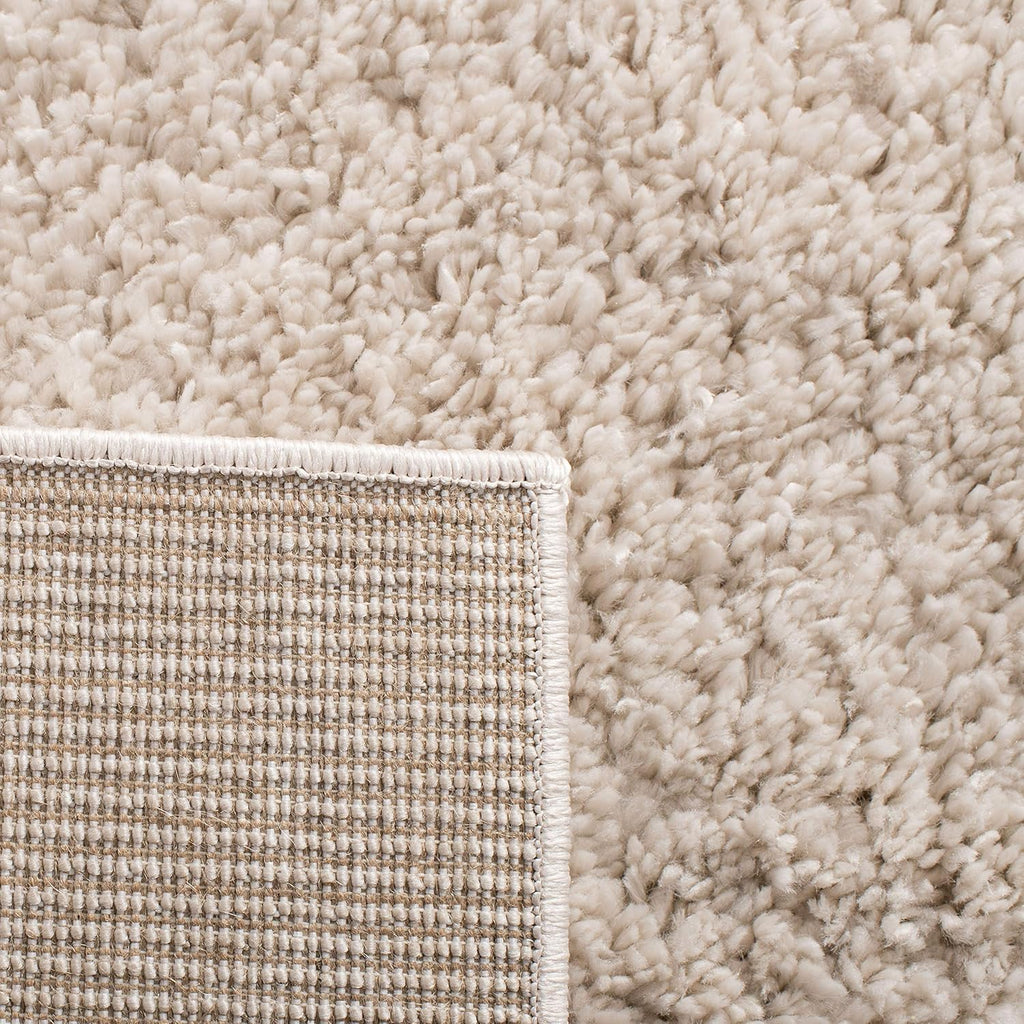 SAFAVIEH August Shag Collection X-Large Area Rug - 12' x 15', Beige, Solid Design, Non-Shedding & Easy Care, 1.2-inch Thick Ideal for High Traffic Areas in Living Room, Bedroom (AUG900D)