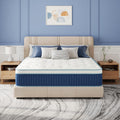 EGOHOME 12 Inch Hybrid Mattress, Queen Mattress in a Box, Fiberglass Free, Just Right Medium Feel, Enhanced Motion Isolation & Edge Support, CertiPUR-US Certified, 60"x80"