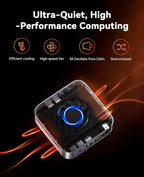 ACEMAGIC Mini PC Gaming AMD Ryzen 7 7735HS 11 Pro (Up to 4.75GHz) 24GB RAM 1TB SSD  Radeon Triple 4K Display Mini Computers Desktop Micro Small Pc for Gaming/Office 3.2Type-C/LAN 2.5G/BT5.2/WiFi 6
