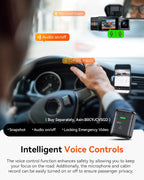 Vantrue N2X 2.7K Dash Cam Front and Inside  5G WiFi Dual Dash Camera for Car with HDR IR Night Vision  STARVIS 2  GPS  2.5K/60FPS  G-Sensor  24/7 Parking Mode  Voice Control  Support 512GB Max