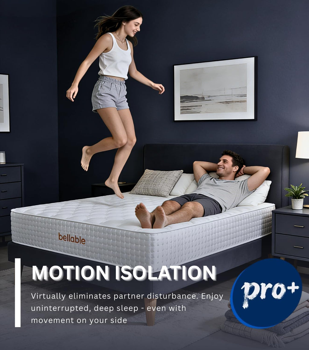 Full Size Mattress, 14 Inch Medium Firm Hybrid Full Mattress, Full Size Mattress in A Box, Memory Foam Individually Pocket Coils with Excellent Edge Support, Zone Support for Back Pain Relief