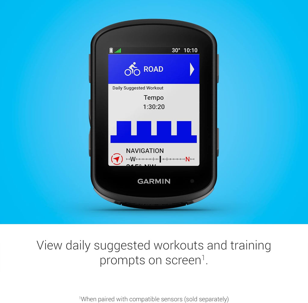 Garmin Edge 540  Compact GPS Cycling Computer with Button Controls  Targeted Adaptive Coaching  Advanced Navigation and More