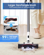 Tineco A30S Cordless Stick Vacuum, 160W Suction 60 Minute Run Time, 1 Litre Trash Can, Tangle-Free Brush, PureCyclone Tech, LED Headlight (A Series-A30)
