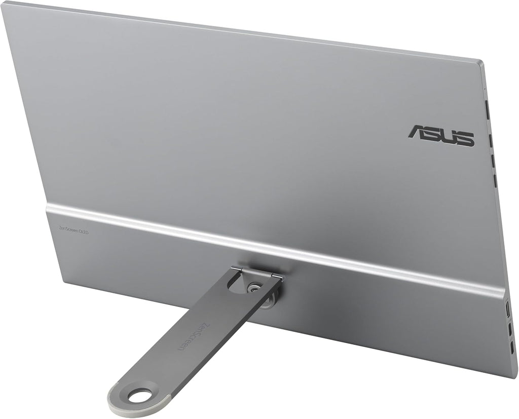 ASUS ZenScreen 16” OLED USB-C portable monitor (MQ16AHE) – Full HD  100% DCI-P3  1ms  HDR-10  Mini HDMI  Eye Care  Proximity Sensor  360° kickstand  Compatible with Laptops  Smartphones  3 yr warranty