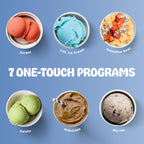 Ninja CREAMi | Ice Cream Maker Bundle | Includes (4)16 oz. Tubs for Gelato, Mix-ins, Milkshakes, Sorbet, Smoothie Bowls & More| 7 One-Touch Programs| Compact Size| Perfect for Kids | Silver