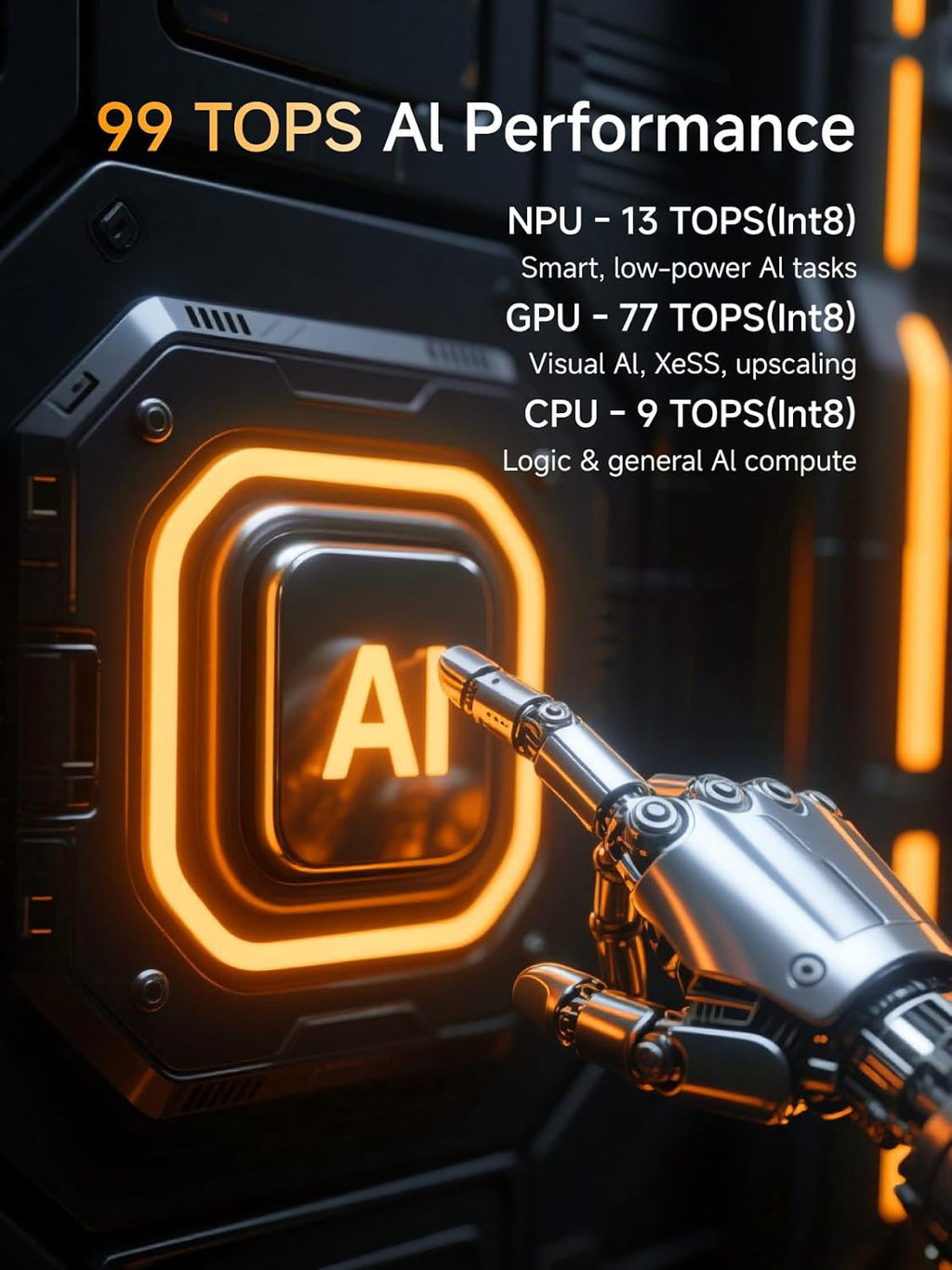 MINISFORUM M1 Pro AI Mini PC Intel Core Ultra 9 285H (16C/16T  Up to 5.4Ghz)  32GB DDR5 1TB SSD  99 TOPS  2xUSB4/HDMI/DP Quad Display  OCuLink  2.5G LAN  Dual Speaker/DMIC  WiFi 7  BT5.4  Arc 140T GPU