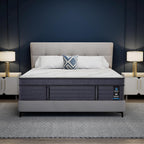 Suiforlun Queen Mattress, 15 Inch Fiberglass-Free Hybrid Charcoal Gel Memory Foam Mattress with 7 Premium Layers and Upgraded Edge Support Pocket Coils, Medium-Firm