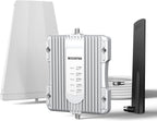 Cell Phone Booster for Home Up to 3,000 sq ft, Cell Booster Data for Band 4/12/17/13/5/25/2, Cell Signal Booster for All U.S. Carriers Verizon, AT&T, T-Mobile-5G 4G LTE 3G FCC Approved