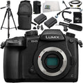 Panasonic Lumix DC-GH5 Mirrorless Micro Four Thirds Digital Camera 13PC Accessory Bundle – Includes 64GB SD Memory Card + More - International Version (No Warranty)