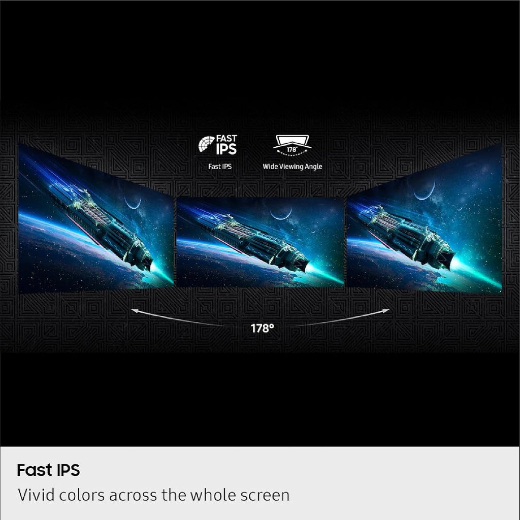 Samsung 32” Odyssey G5 G50F QHD Resolution Gaming Monitor  180Hz Refresh Rate  Fast IPS Panel  HDR10  NVIDIA G-Sync Compatible  1ms Response Time (GtG)  AMD FreeSync™  Adjustable Stand  LS32FG502ENXZA