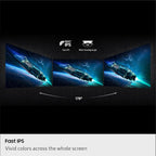 Samsung 32” Odyssey G5 G50F QHD Resolution Gaming Monitor  180Hz Refresh Rate  Fast IPS Panel  HDR10  NVIDIA G-Sync Compatible  1ms Response Time (GtG)  AMD FreeSync™  Adjustable Stand  LS32FG502ENXZA