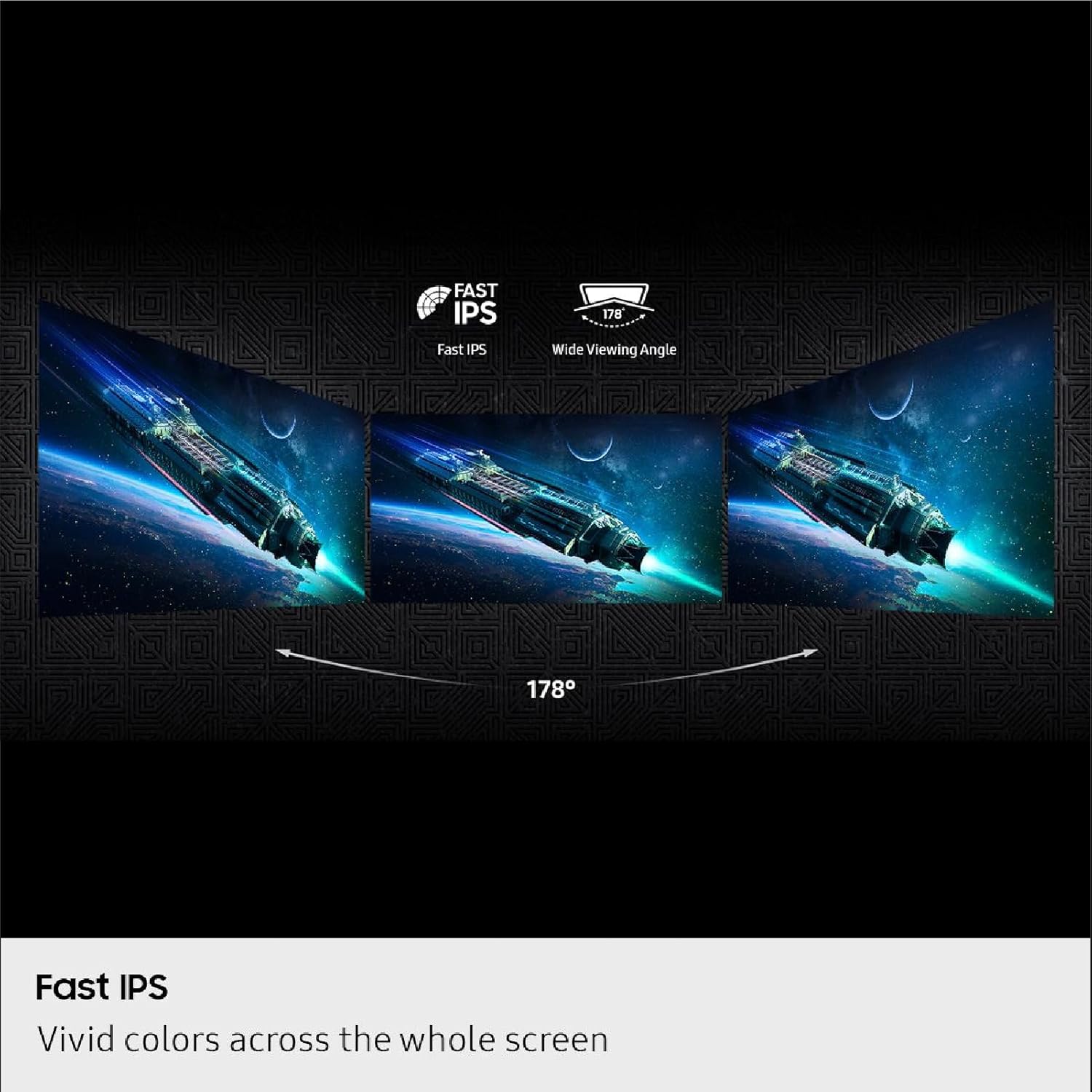 Samsung 32” Odyssey G5 G50F QHD Resolution Gaming Monitor  180Hz Refresh Rate  Fast IPS Panel  HDR10  NVIDIA G-Sync Compatible  1ms Response Time (GtG)  AMD FreeSync™  Adjustable Stand  LS32FG502ENXZA