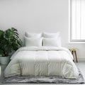 Highland Feather Tencel Organic Cotton Shell White Down Comforter 725 Super Fill Power Fluffy Duvet Insert Manufactured in Canada Ultra-Soft Lightweight (Winter, Full)