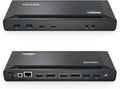 WAVLINK Universal USB C Laptop Docking Station Dual Monitors 5K/4K@60Hz with 65W Host Charging for Thunderbolt 4/3  USB-C Windows  Mac M1-M5/Macbook Neo  Chrome (2HDMI+2DP)  6USB 3.0  1Gbps Ethernet