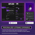 Sony INZONE H9 II Wireless Noise Canceling Gaming Headset  WH-1000XM6 Drivers  Lightweight  Detachable Cardoid AI Mic  2.4GHz and Bluetooth  Soft Case  for PC  PS5  Switch  and Mobile  White