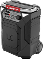Monster Rockin' Roller 360 Indoor/Outdoor Portable Bluetooth Speaker | Up to 240W of 360 Degree Sound & Up to 100 Hours of Playtime | Includes Microphone