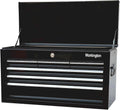 Workington Portable Metal Tool Chest with 6 Drawers, 24" 6-Drawer Tool Chest Cabinet with Ball Bearing Drawer Slides, Steel Tool Storage Box Organizer 4005 Black