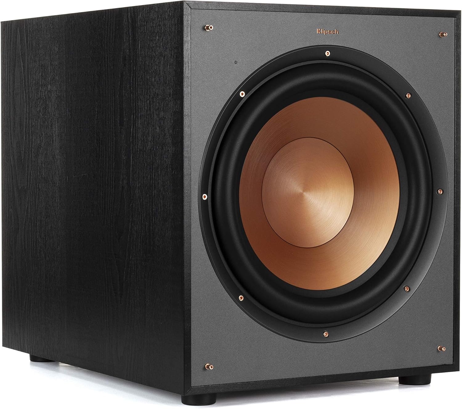 Klipsch RF-7 III Black Ash Wood Furniture Made Floorstanding Speaker Pair with a RC-64 III Black Ash Wood Furniture Made Center Channel Speaker and a R-120SW Subwoofer (2017)