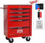 5 Drawers Rolling Tool Box on Wheels, Multifunctional Tool Cart, Drawers Rolling Trolley Organizer Tool Storage Chest for Warehouse,Garage,Workshop,Repair Shop (5 Drawers-30.5"H)