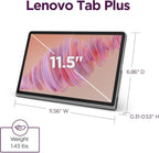 Lenovo Tab Plus - 2024 - Premium Entertainment Tablet - 8 JBL® Speakers - 11.5" 2K LCD Touch Display - 8GB Memory - 128GB Storage - MediaTek™ Helio G99 - Folio Case Included - Luna Grey